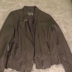 Women’s Black Rivet Moto Jacket